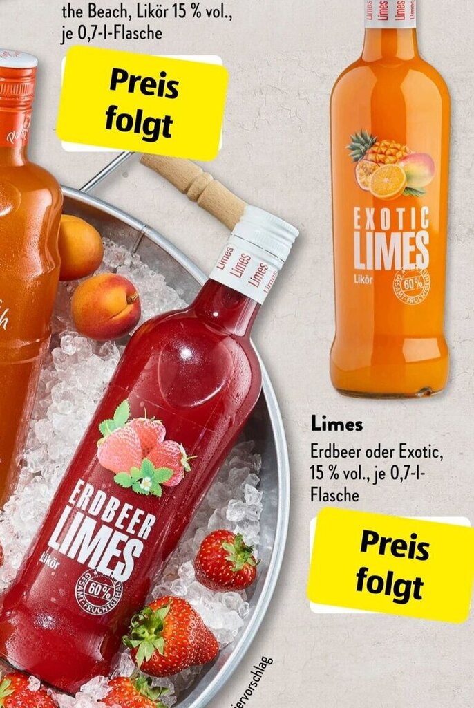 Limes 0,7 L Flasche Angebot bei Aldi Süd