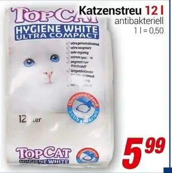 CENTERSHOP Topcat Katzenstreu 12 l Angebot