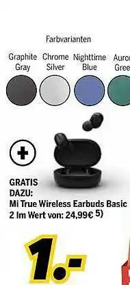 MEDIMAX Mi True Wireless Earbuds Basic Angebot