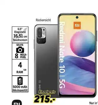 MEDIMAX Xiaomi Redmi Note 10 5g Angebot