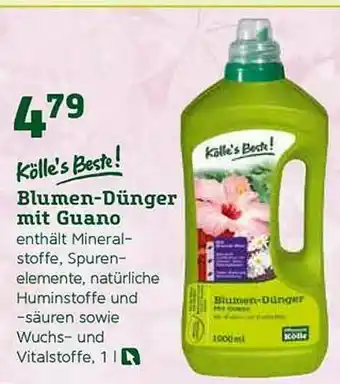 Pflanzen Kölle Kölle's Beste! Blumen-dünger Mit Guano Angebot