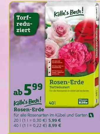 Pflanzen Kölle Kölle's Beste! Rosen-erde Angebot