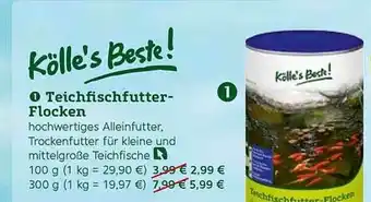 Pflanzen Kölle Kölle's Beste! Teichfischfutter-flocken Angebot