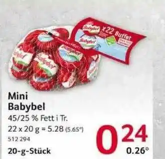 Selgros Mini Babybel Angebot