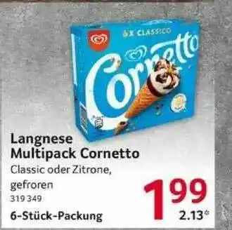 Selgros Langnese Multipack Cornetto Angebot