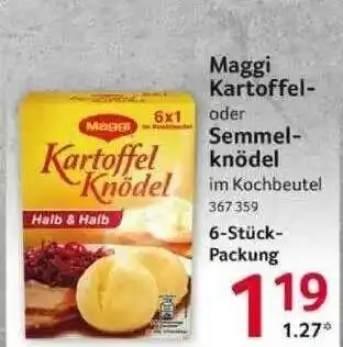 Selgros Maggi Kartoffel- Oder Semmelknödel Angebot