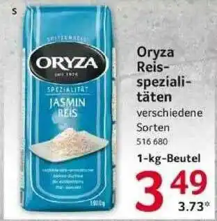 Selgros Oryza Reisspezialitäten Angebot