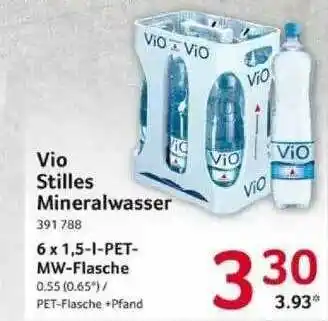 Selgros Vio Stilles Mineralwasser Angebot