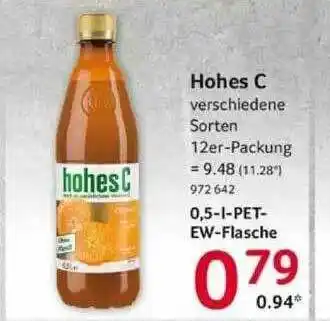 Selgros Hohes C Angebot