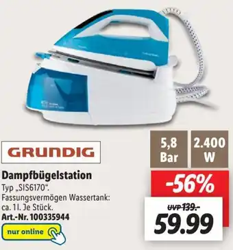 Lidl GRUNDIG Dampfbügelstation ,,SIS6170" Angebot