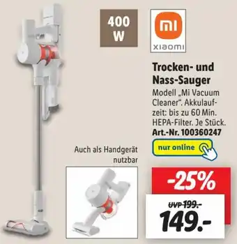 Lidl Xiaomi Trocken- und Nass-Sauger Angebot