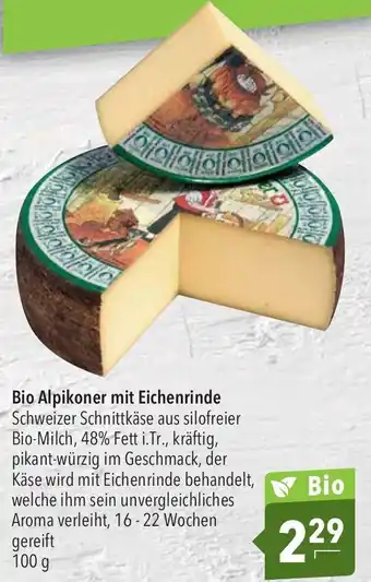 CITTI Markt Bio Alpikoner mit Eichenrinde 100 g Angebot