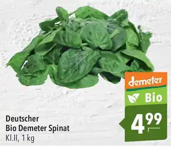 CITTI Markt Deutscher Bio Demeter Spinat 1 kg Angebot