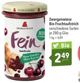 CITTI Markt Zwergenwiese Bio Fruchtaufstrich 280-g-Glas Angebot