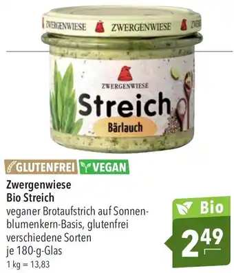 CITTI Markt Zwergenwiese Bio Streich 180-g-Glas Angebot