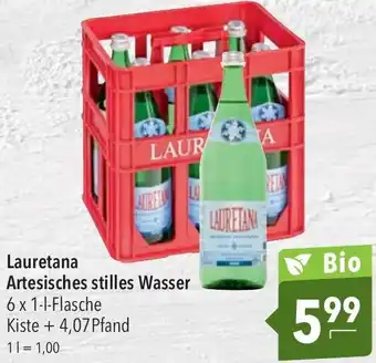 CITTI Markt Lauretana Artesisches stilles Wasser 6 x 1-L-Flasche Angebot