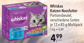 CITTI Markt Whiskas Katzen Nassfutter 12 x 85-g-Multipack Angebot