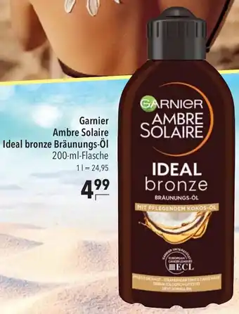 CITTI Markt Garnier Ambre Solaire Ideal bronze Bräunungs-Öl 200-ml-Flasche Angebot