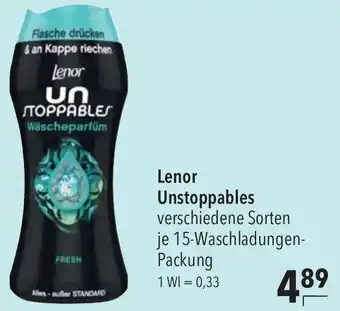 CITTI Markt Lenor Unstoppables 15-Waschladungen-Packung Angebot