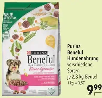 CITTI Markt Purina Beneful Hundenahrung 2,8-kg-Beutel Angebot