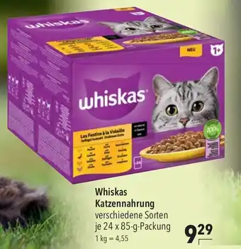 CITTI Markt Whiskas Katzennahrung 24 x 85-g-Packung Angebot