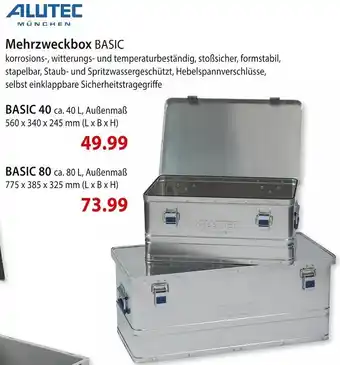 bauSpezi ALUTEC MÜNCHEN Mehrzweckbox BASIC Angebot