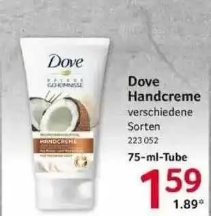 Selgros Dove Handcreme Angebot