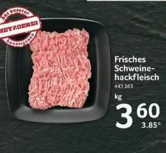 Selgros Frisches Schweinehackfleisch Angebot