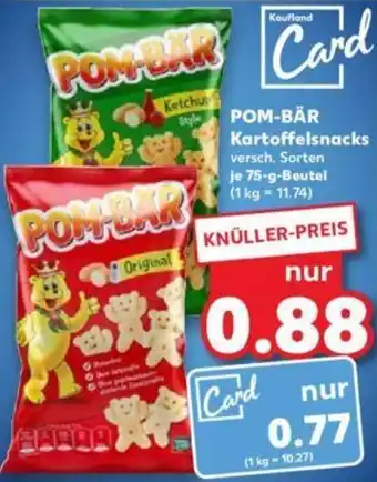 Kaufland POM-BÄR Kartoffelsnacks 75-g-Beutel Angebot