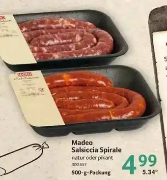 Selgros Madeo Salsiccia Spirale Angebot