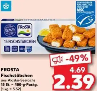 Kaufland FROSTA Fischstäbchen 450-g-Packg. Angebot