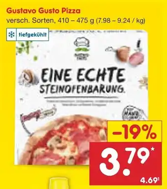 Netto Marken-Discount Gustavo Gusto Pizza 410-475g Angebot