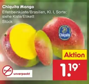 Netto Marken-Discount Chiquita Mango Stück Angebot