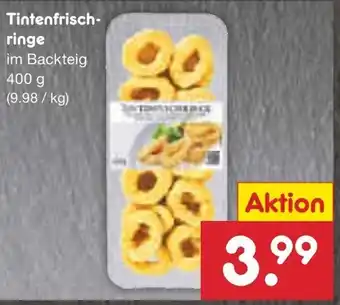 Netto Marken-Discount Tintenfrisch-ringe im Backteig 400 g Angebot