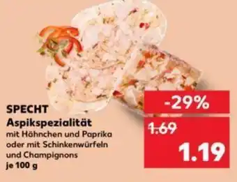 Kaufland SPECHT Aspikspezialität 100 g Angebot