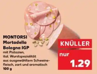 Kaufland MONTORSI Mortadella Bologna IGP 100 g Angebot