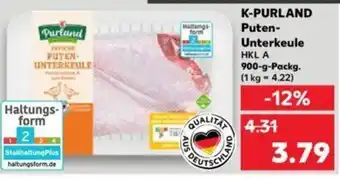 Kaufland K-PURLAND Puten-Unterkeule 900-g-Packg. Angebot