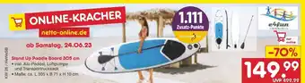 Netto Marken-Discount e4fun Stand Up Paddle Board 305 cm Angebot