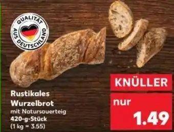 Kaufland Rustikales Wurzelbrot 420-g-Stück Angebot