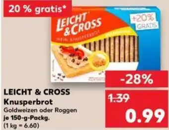 Kaufland LEICHT & CROSS Knusperbrot 150-g-Packg. Angebot