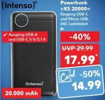 Kaufland Powerbank >»>XS 20000<< Angebot