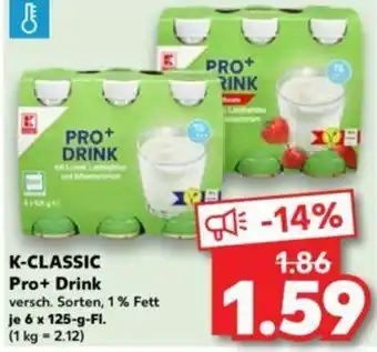 Kaufland K-CLASSIC Pro+ Drink 6 x 125-g-Fl. Angebot