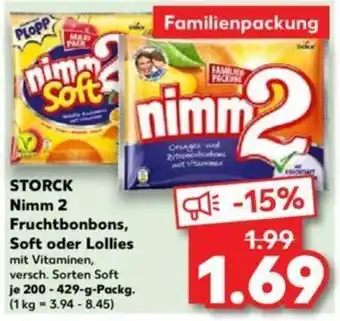 Kaufland STORCK Nimm 2 Fruchtbonbons, Soft oder Lollies 200-429-g-Packg. Angebot