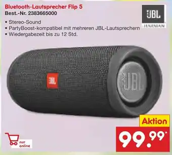 Netto Marken-Discount JBL Bluetooth-Lautsprecher Flip 5 Angebot