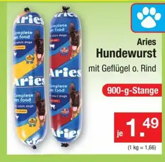 Zimmermann Aries Hundewurst 900-g-Stange Angebot