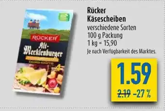 diska Rücker Käsescheiben verschiedene Sorten 100 g Packung Angebot