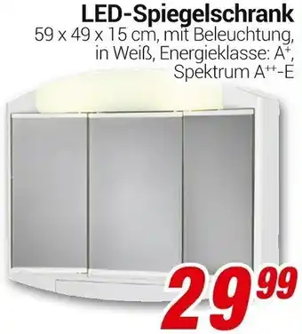 CENTERSHOP LED Spiegelschrank Angebot