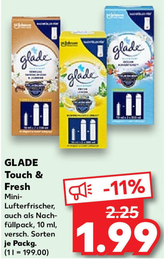 GLADE Touch & Fresh Angebot bei Kaufland