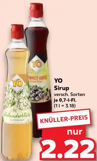 Kaufland YO Sirup 0,7 L-Fl. Angebot