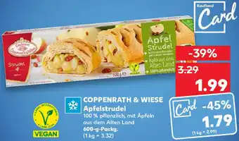 Kaufland COPPENRATH & WIESE Apfelstrudel 600 g Packg. Angebot